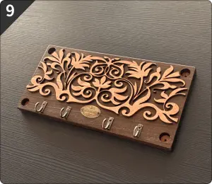 ➊前面を接合して金具を取り付け完成